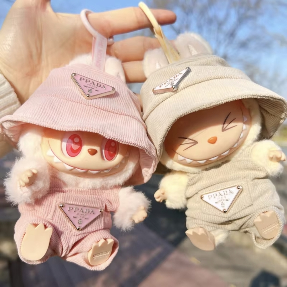 Curdoroy Hat And Jumper Set For Labubu Or Any Other 15- NIP - Picture 2 of 2